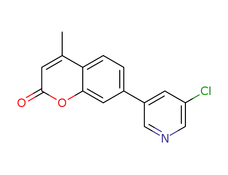 7-(5-chloropyridin-3-yl)-4-methyl-2H-chromen-2-one