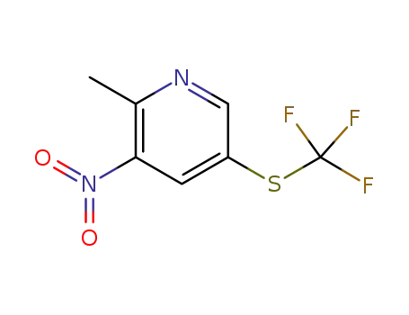 2-methyl-3-nitro-5-[(trifluoromethyl)thio]pyridine