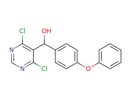 (4,6-dichloropyrimidin-5-yl)(4-phenoxyphenyl)methanol
