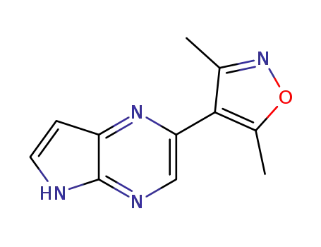3,5-dimethyl-4-(5H-pyrrolo[2,3-b]pyrazin-2-yl)isoxazole