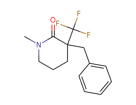 3-benzyl-1-methyl-3-(trifluoromethyl)piperidin-2-one