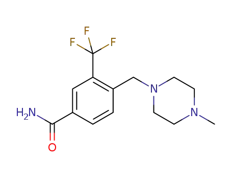 4-((4-methylpiperazin-1-yl)methyl)-3-(trifluoromethyl)benzamide