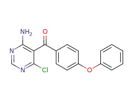 (4-amino-6-chloropyrimidin-5-yl)(4-phenoxyphenyl)methanone