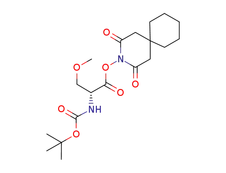 2,4-dioxo-3-azaspiro[5.5]undecan-3-yl N-(tert-butoxycarbonyl)-O-methyl-D-serinate