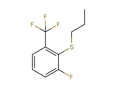 2-fluoro-6-trifluoromethyl-n-propylsulfanylbenzene