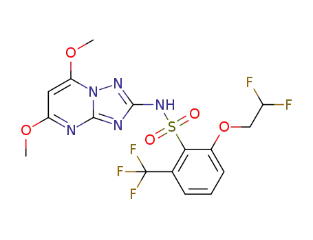 2-(2,2-difluoroethoxy)-N-(5,7-dimethoxy[1,2,4]triazolo[1,5-a]pyrimidin-2-yl)-6-(trifluoromethyl)benzenesulfonamide