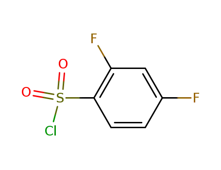 Molecular Structure of 13918-92-8 (2,4-DIFLUOROBENZENESULFONYL CHLORIDE)