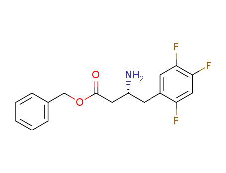 benzyl (R)-3-amino-4-(2,4,5-trifluorophenyl)butanoate