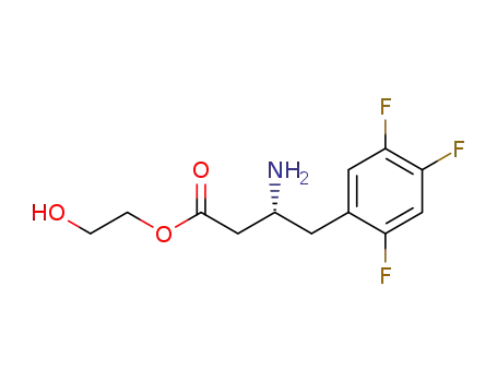 2-hydroxyethyl (R)-3-amino-4-(2,4,5-trifluorophenyl)butanoate