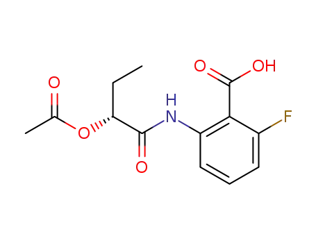 (R)-2-(2-acetoxybutanamido)-6-fluorobenzoic acid