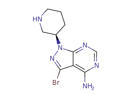 3-bromo-1-[(3R)-piperidin-3-yl]-1H-pyrazolo[3,4-d]pyrimidin-4-amine