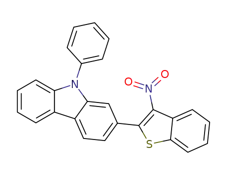 2-(3-nitrobenzo[b]thiophen-2-yl)-9-phenyl-9H-carbazole