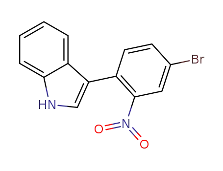 3-(4-bromo-2-nitrophenyl)-1H-indole