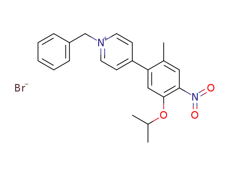 4-(5-(propan-2-yloxy)-2-methyl-4-nitro-phenyl)-1-benzyl-pyridinium bromide