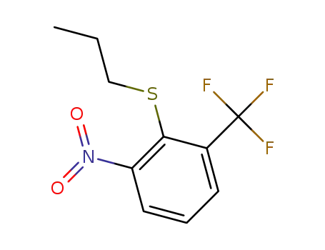 1-nitro-2-propylthio-3-trifluoromethylbenzene