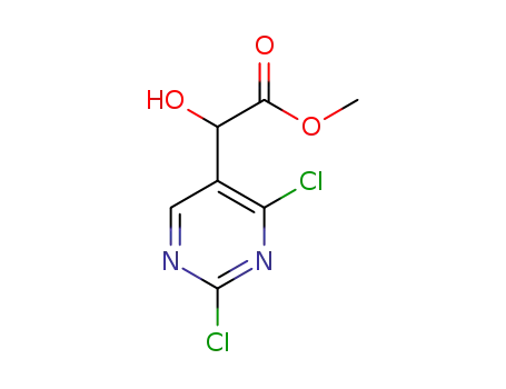 2,4-dichloro-(α-hydroxy)-5-pyrimidineacetic acid methyl ester