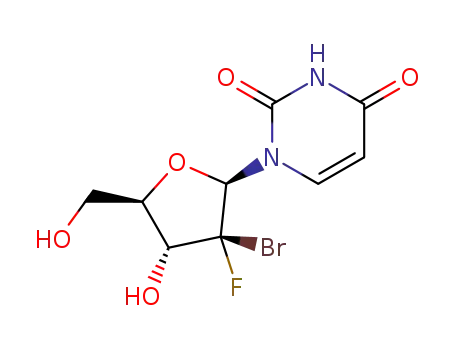 1-((2R,3S,4R,5R)-3-bromo-3-fluoro-4-hydroxy-5-(hydroxymethyl)tetrahydrofuran-2-yl)pyrimidine-2,4( 1H,3H)-dione