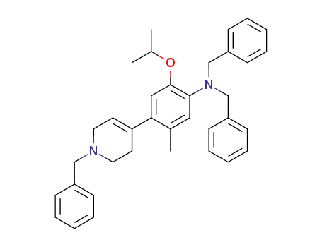 N,N-dibenzyl-4-(1-benzyl-1,2,3,6-tetrahydropyridin-4-yl)-2-isopropoxy-5-methylaniline