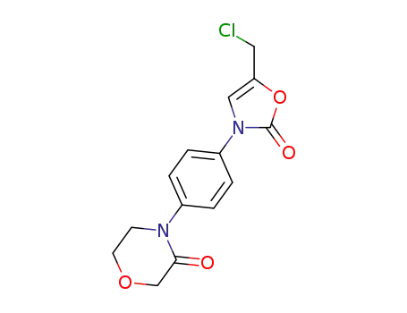4-{4-[(5R)-5-(chloromethyl)-2-oxo-1,3-oxazole-3-yl]phenyl}morpholin-3-one
