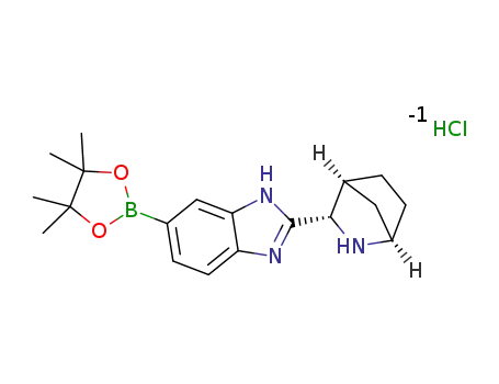 2-((1R,3S,4S)-2-azabicyclo[2.2.1]heptan-3-yl)-6-(4,4,5,5-tetramethyl-1,3,2-dioxaborolan-2-yl)-1H-benzo[d]imidazole hydrochloride