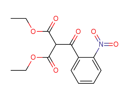 Molecular Structure of 106718-56-3 (Propanedioic acid, (2-nitrobenzoyl)-, diethyl ester)