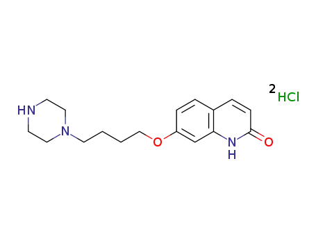 7-(4-(piperazin-1-yl)butoxy)quinolin-2(1H)-one dihydrochloride