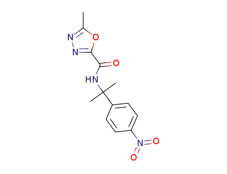 5-methyl-N-(2-(4-nitrophenyl)propan-2-yl)-1,3,4-oxadiazole-2-carboxamide