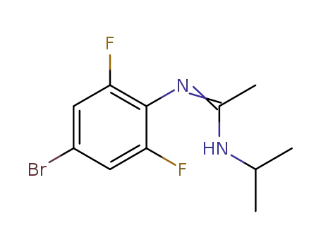 N-(4-bromo-2,6-difluorophenyl)-N'-isopropylethanimidamide