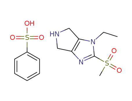 1-ethyl-2-(methylsulfonyl)-1,4,5,6-tetrahydropyrrolo[3,4-d]imidazole benzenesulfonate