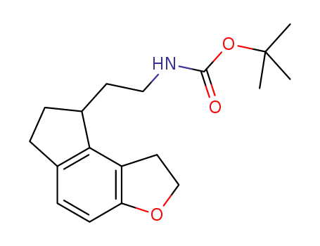 N-tert-butoxycarbonyl-1,2,6,7-tetrahydro-8H-indeno[5,4-b]furan-8-ylethylamine