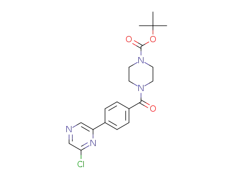 tert-butyl 4-(4-(6-chloropyrazin-2-yl)benzoyl)piperazine-1-carboxylate