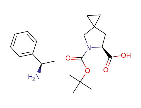 (6S)-5-(tert-butoxycarbonyl)-5-azaspiro[2.4]heptane-6-carboxylic acid R-α-methylbenzylamine salt