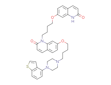 7-{4-[4-(1-benzothiophen-4-yl)piperazin-1-yl]butoxy}-1-{4-[(2-oxo-1,2-dihydroquinolin-7-yl)oxy]butyl}-1,2-dihydroquinolin-2-one