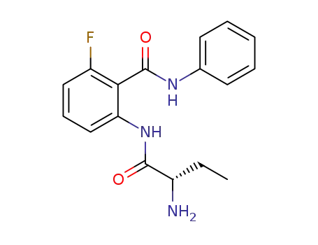 2-{[(2S)-2-aminobutanoyl]amino}-6-fluoro-N-phenylbenzamide