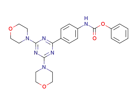 phenyl (4-(4,6-dimorpholino-1,3,5-triazin-2-yl)phenyl)carbamate