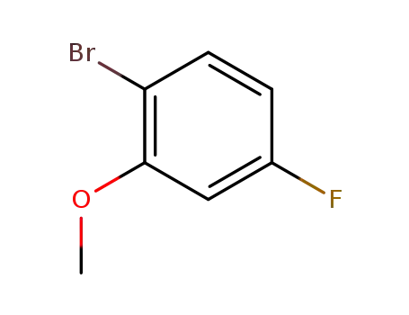 Molecular Structure of 450-88-4 (2-Bromo-5-fluoroanisole)