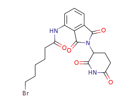 6-bromo-N-(2-(2,6-dioxopiperidin-3-yl)-1,3-dioxoisoindolin-4-yl)hexanamide