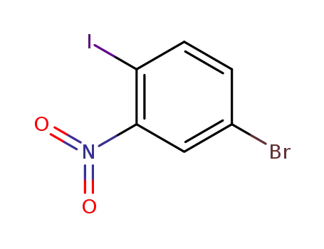 Molecular Structure of 112671-42-8 (4-Bromo-1-iodo-2-nitrobenzene)