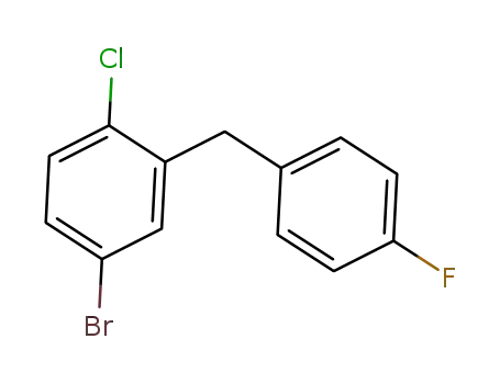 4-bromo-2-(4-fluorobenzyl)chlorobenzene