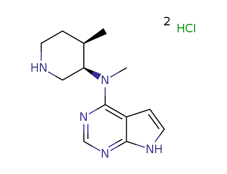 ((3R,4R)-4-methylpiperidin-3-yl)-N-methyl-(7H-pyrrolo[2,3-d]pyrimidin-4-yl)amine dihydrochloride