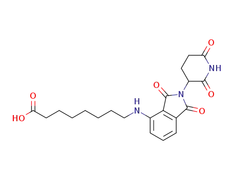 8-[[2-(2,6-dioxo-3-piperidinyl)-2,3-dihydro-1,3-dioxo-1H-isoindol-4-yl]amino]octanoic acid