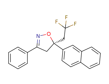 (S)-5-(naphthalen-2-yl)-3-phenyl-5-(2,2,2-trifluoroethyl)-4,5-dihydroisoxazole