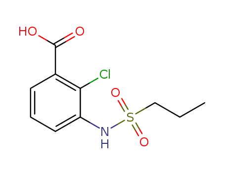 2-chloro-3-(propylsulfonamido)benzoic acid