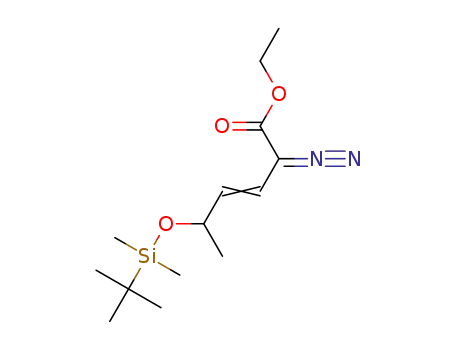 ethyl-5-((tert-butyldimethylsilyl)oxy)-2-diazohex-3-enoate
