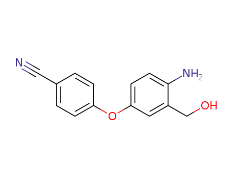 4-(4-amino-3-(hydroxymethyl)phenoxy)benzonitrile