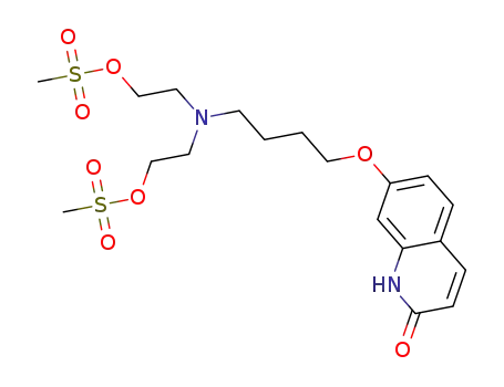 ((4-((2-oxo-1,2-dihydroquinolin-7-yl)oxy)butyl)azanediyl)bis(ethane-2,1-diyl) dimethanesulfonate