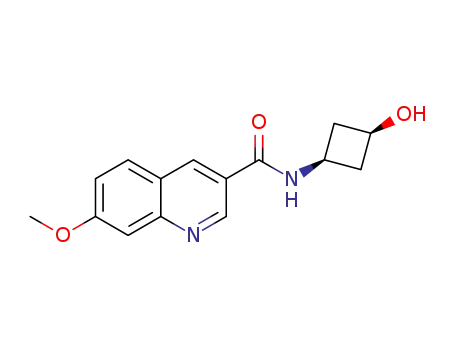 N-((1s,3s)-3-hydroxycyclobutyl)-7-methoxyquinoline-3-carboxamide