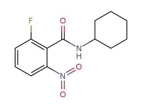 N-cyclohexyl-2-fluoro-6-nitrobenzamide