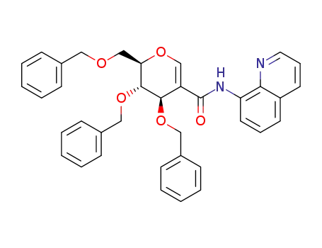2-N-(quinolin-8-yl)carbamoyl-3,4,6-tri-O-benzyl-D-glucal