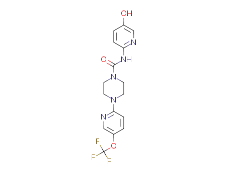 N-(5-hydroxypyridin-2-yl)-4-[5-(trifluoromethoxy)pyridin-2-yl]piperazine-1-carboxamide